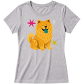 "Chow chow" Blusa Baby Look