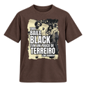"Baile Black (Soul Train) - Camiseta Regular Suedine" Camiseta Regular Suedine