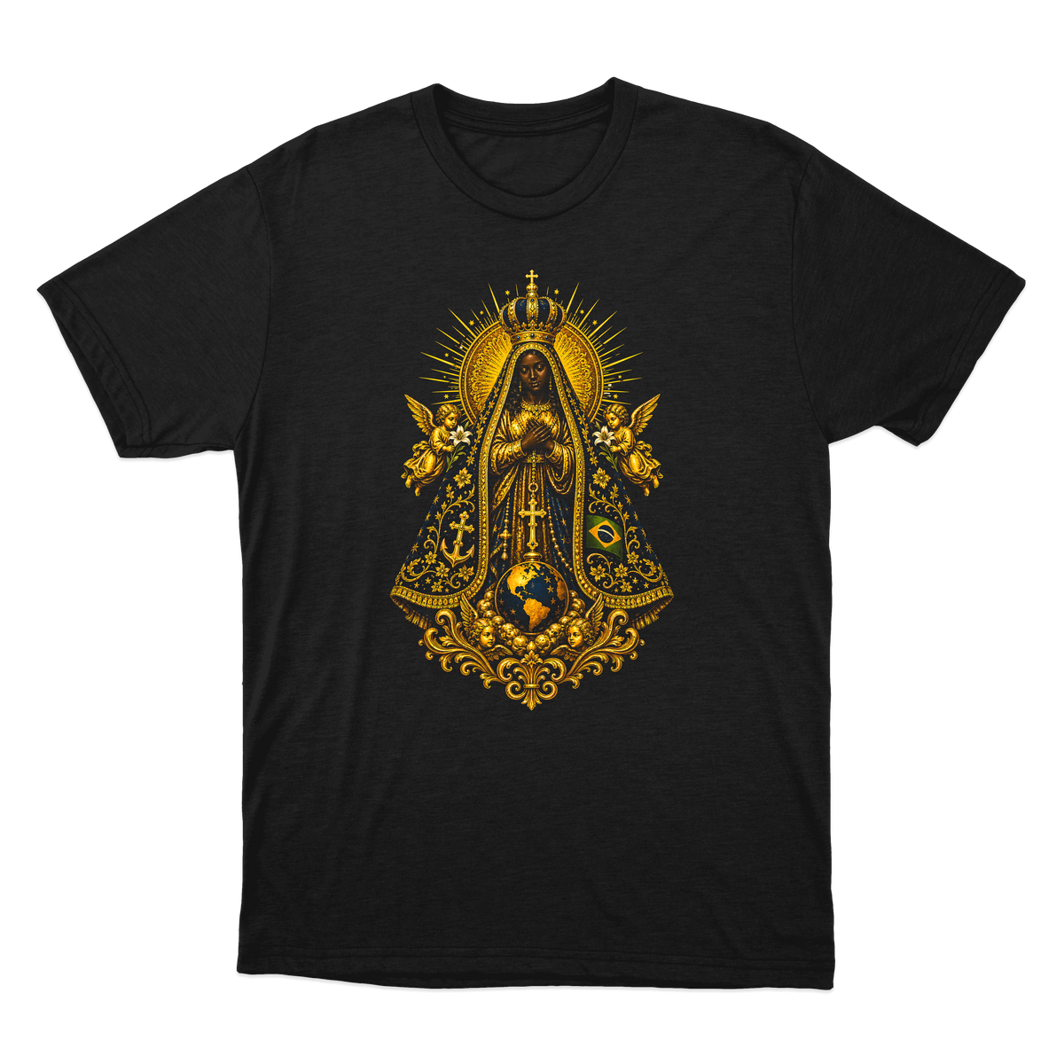 "Nossa Senhora Aparecida" Camiseta regular básica