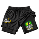 "Short Dryfit Brasileiro com Orgulho" Short 2 em 1