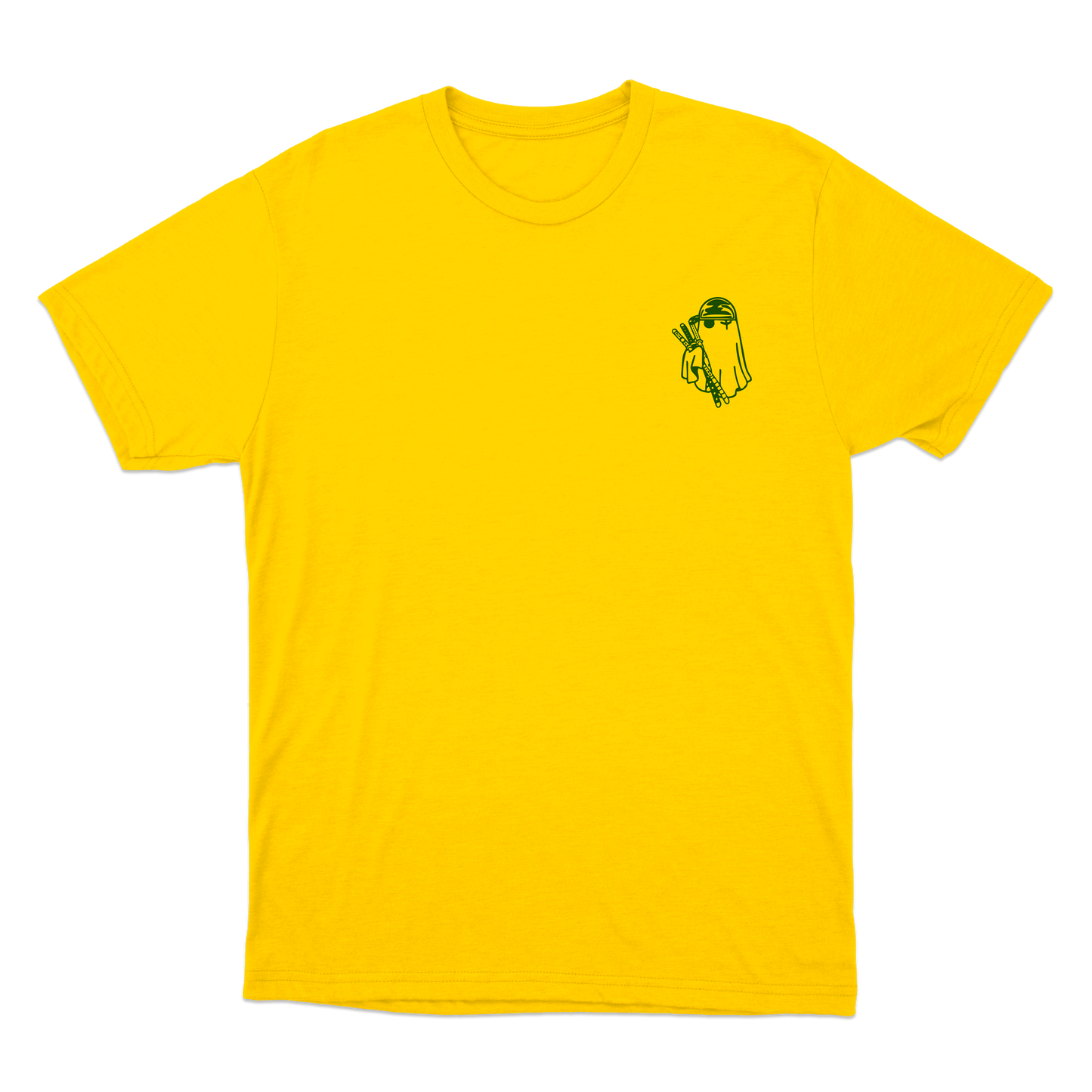 "Camiseta Zoro Fantasma — One Piece" Camiseta Básica Unissex