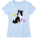 "Border collie" Blusa Baby Look