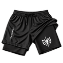 "Short Dryfit Basic 2 em 1 - Discipline" Short 2 em 1