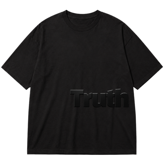 "TRUTH - DISCIPLINE" Oversized Premium 96% algodão 4% Elastano