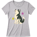 "Husky siberiano" Blusa Baby Look