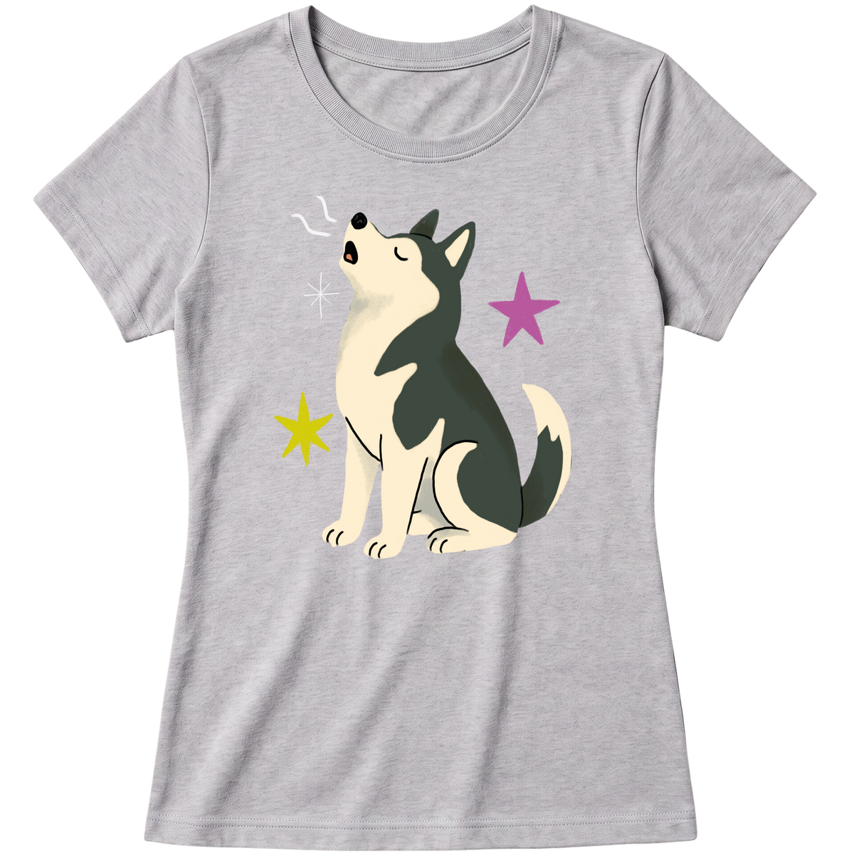 "Husky siberiano" Blusa Baby Look