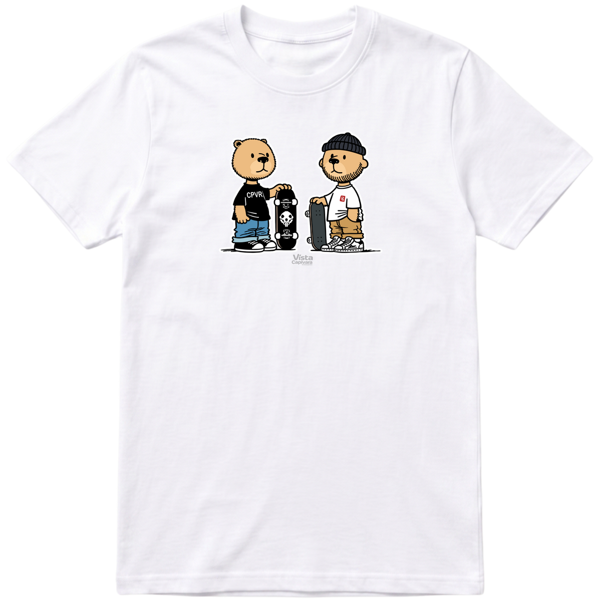 "Capivara Skate Club DTF" Camiseta Premium Unissex Bunker Studios