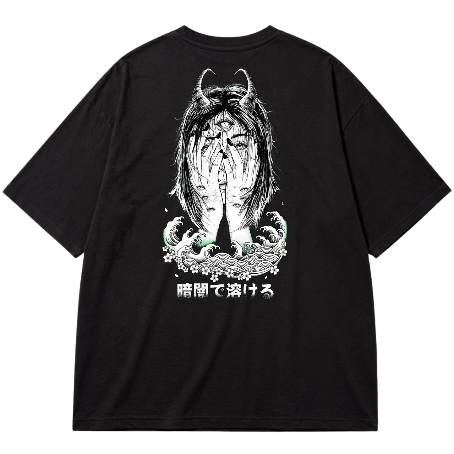 "ONNA ONI 女鬼" Oversized Premium 96% algodão 4% Elastano