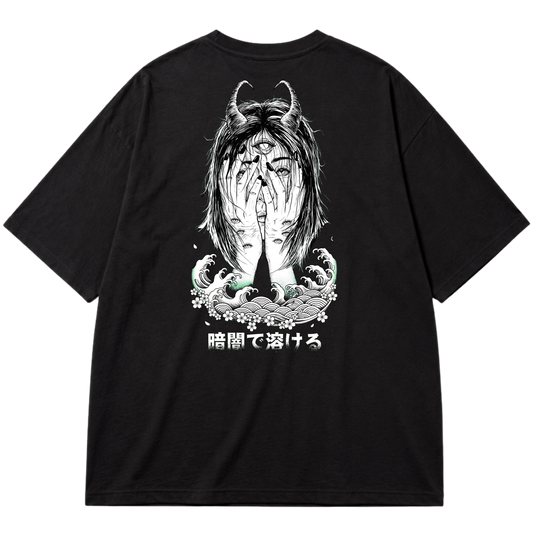 "ONNA ONI 女鬼" Oversized Premium 96% algodão 4% Elastano