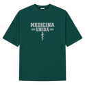 "Medicina Unida" Camiseta Oversized Suedine 220g
