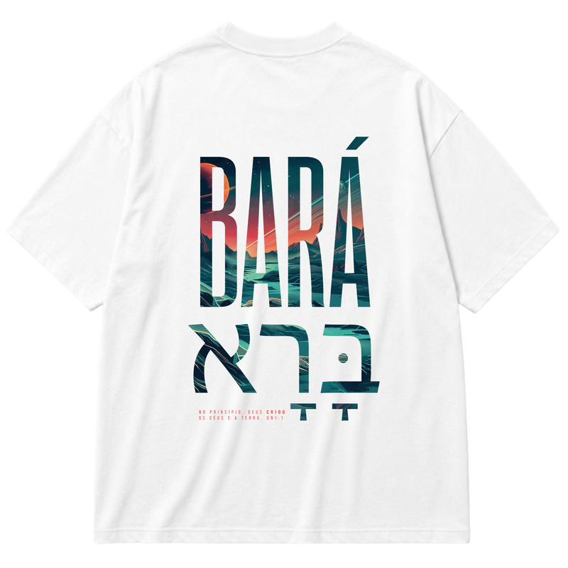 "Bará - Criação | Cotton" Oversized Premium 96% algodão 4% Elastano