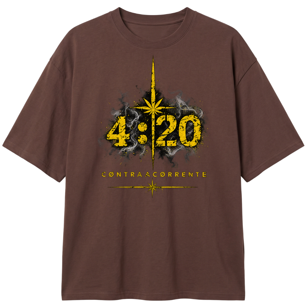 "Oversized Classic #028 - CØNTRAACØRRENTE" Camiseta Oversized Classic
