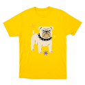 "Bulldog" Camiseta Básica Unissex