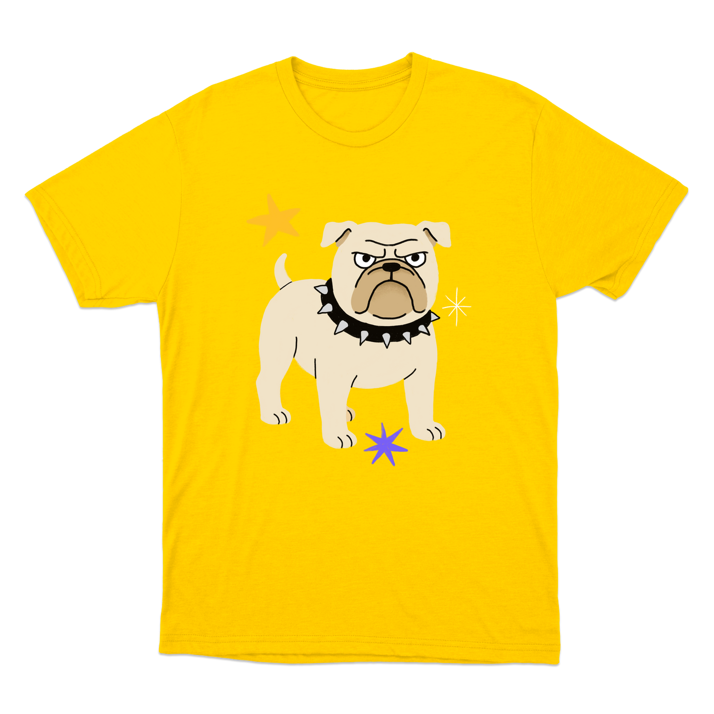 "Bulldog" Camiseta Básica Unissex