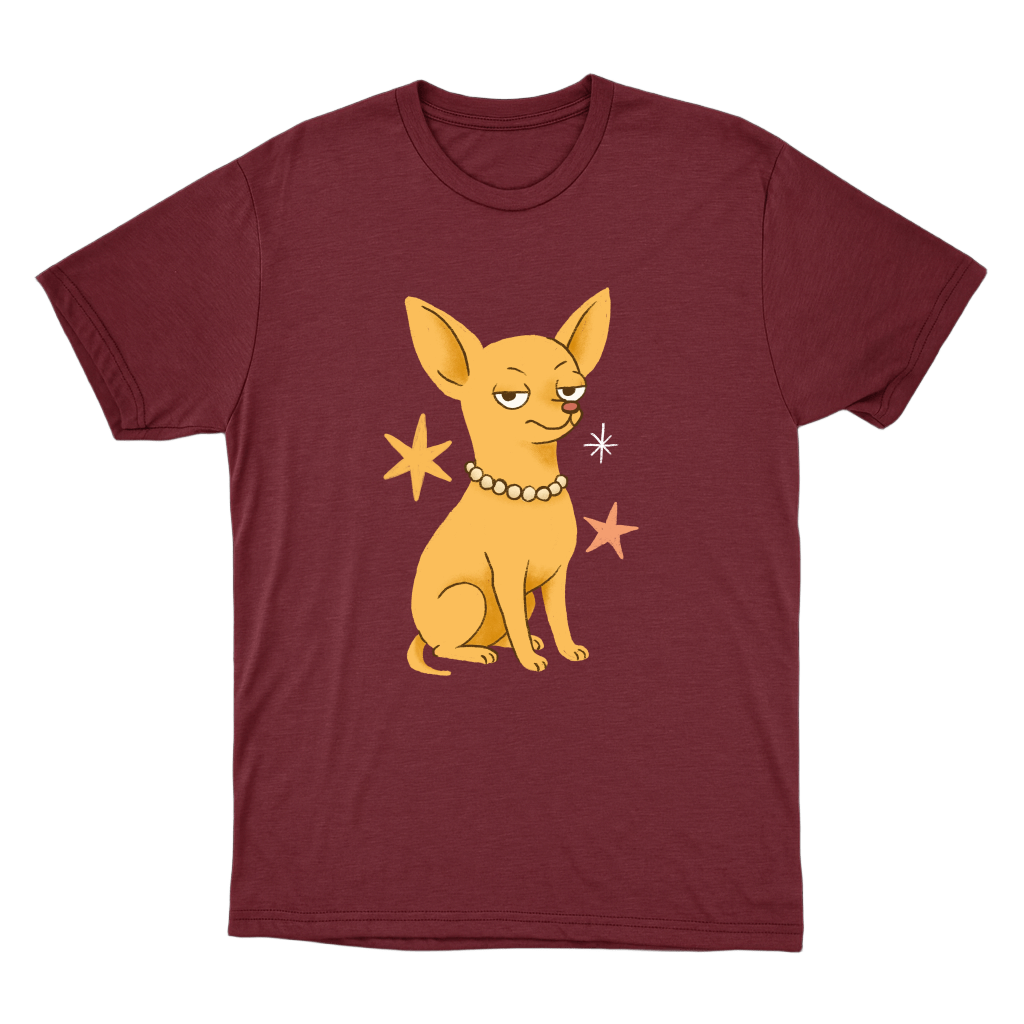 "Chihuahua de pelo curto" Camiseta Básica Unissex