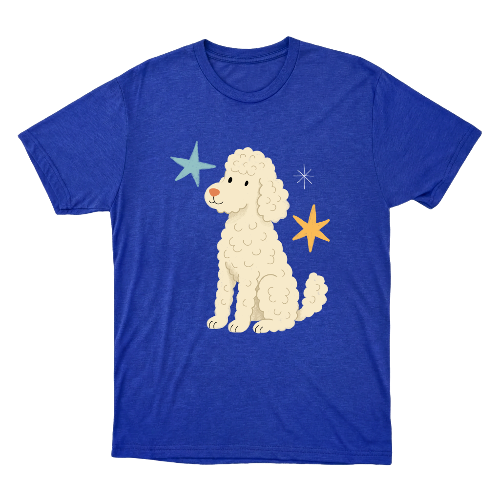 "Poodle" Camiseta Básica Unissex