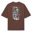 "Oversized Suedine - Warrior Mindset" Camiseta Oversized Suedine 220g