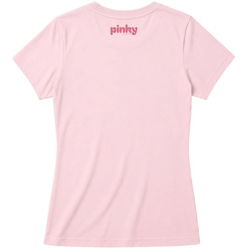 "Baby Look Pinky Girls Just Wanna Have Fun" Blusa Baby Look