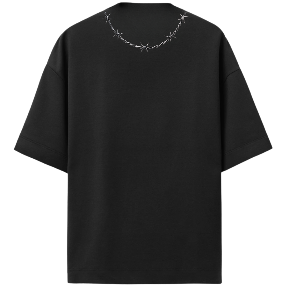 "Oversized barbed wire Mea Culpa" Oversized Premium
