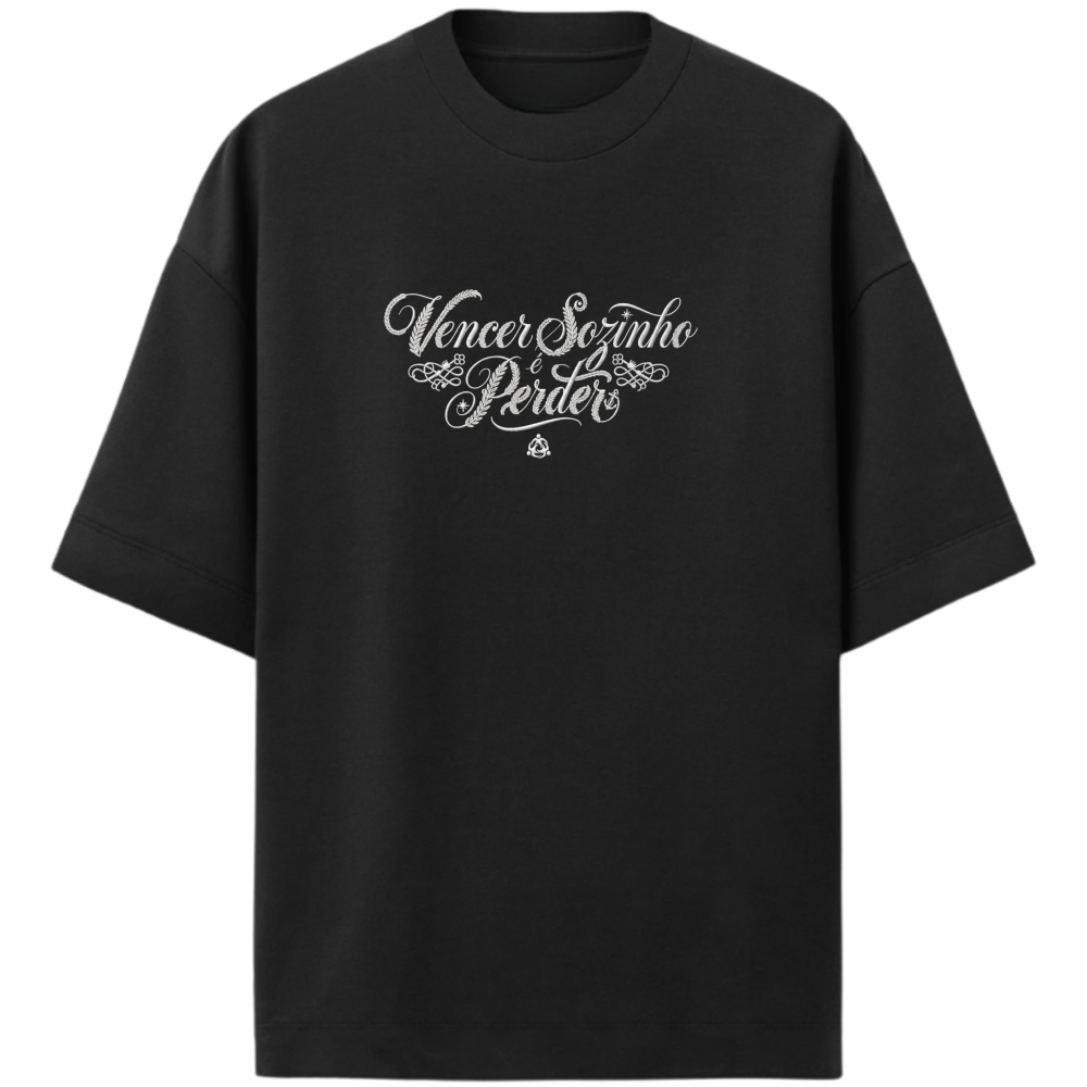 "FENDS -- Vencer sozinho é perder" Camiseta Oversized Premium
