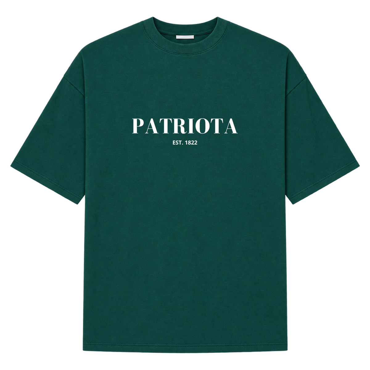 "PATRIOTA." Camiseta Oversized Suedine 220g