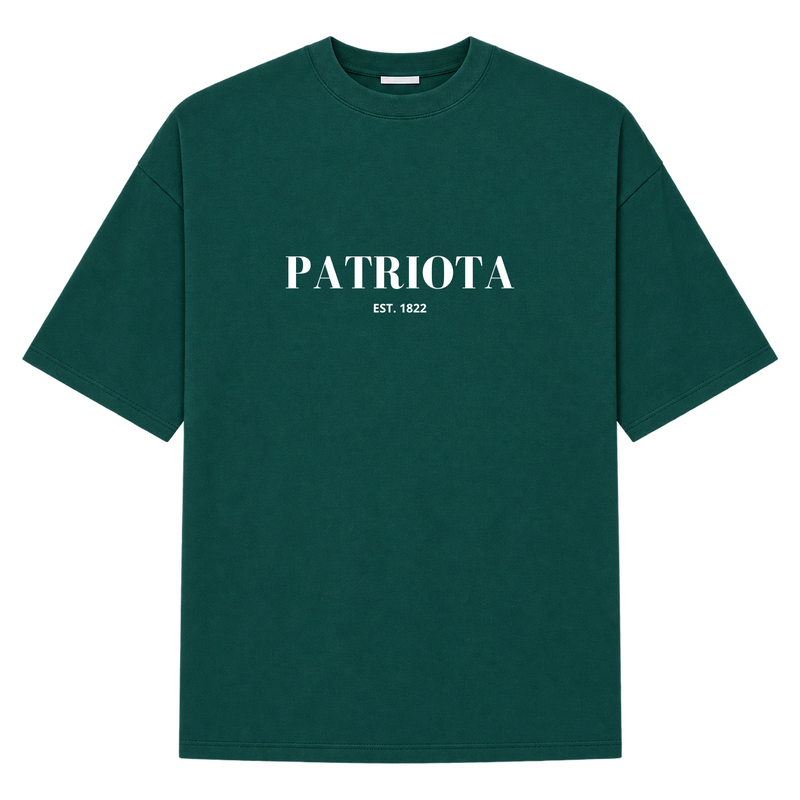 "PATRIOTA." Camiseta Oversized Suedine 220g
