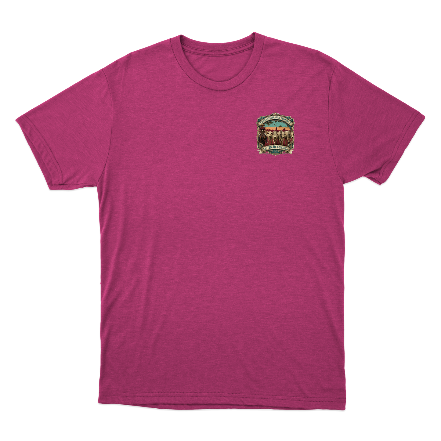 "Estampa DEUS PERMANECE" Camiseta Básica Unissex