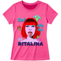 "Camiseta - Sob efeito de Ritalina" Blusa Baby Look