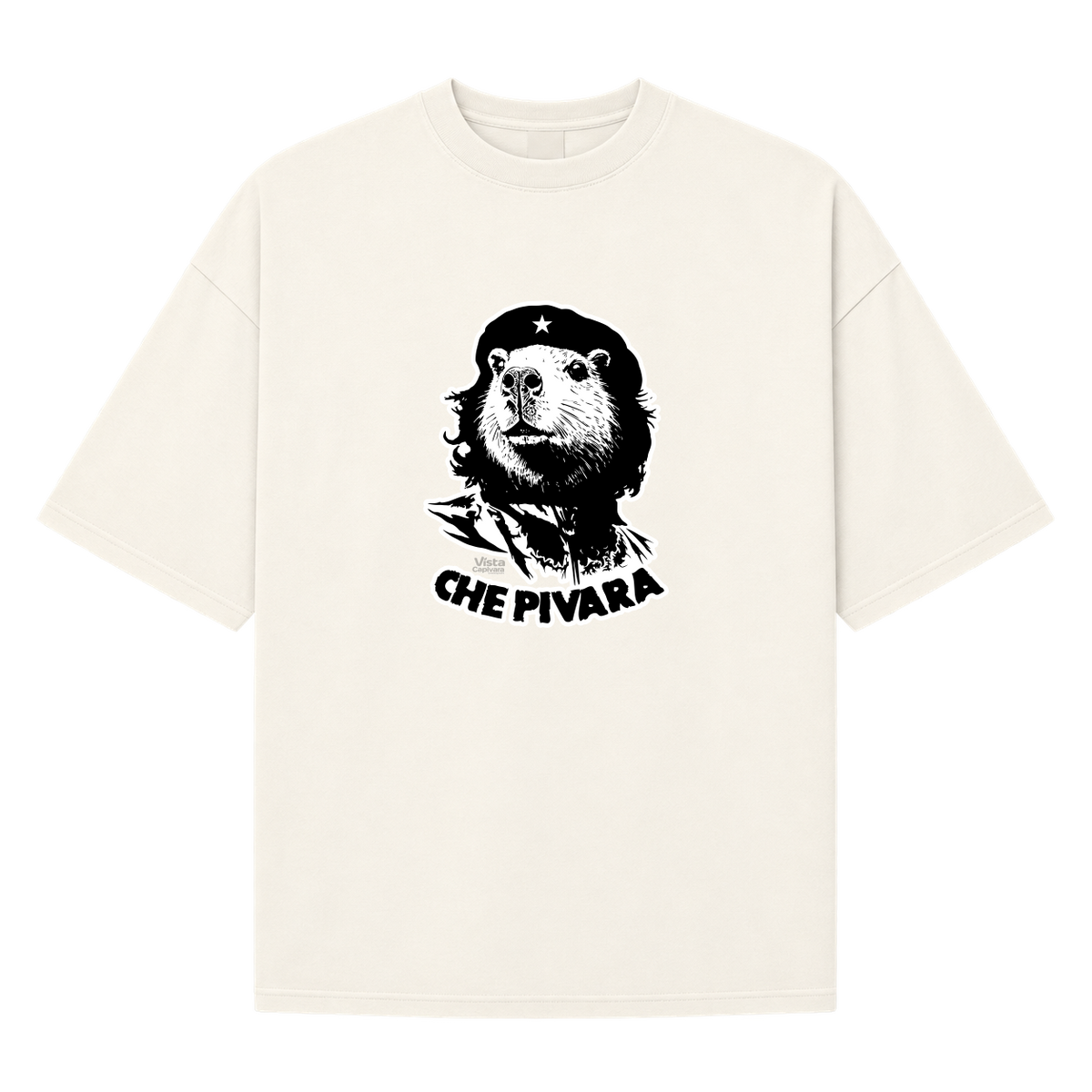"Che Pivara DTG" Camiseta Oversized Suedine 220g