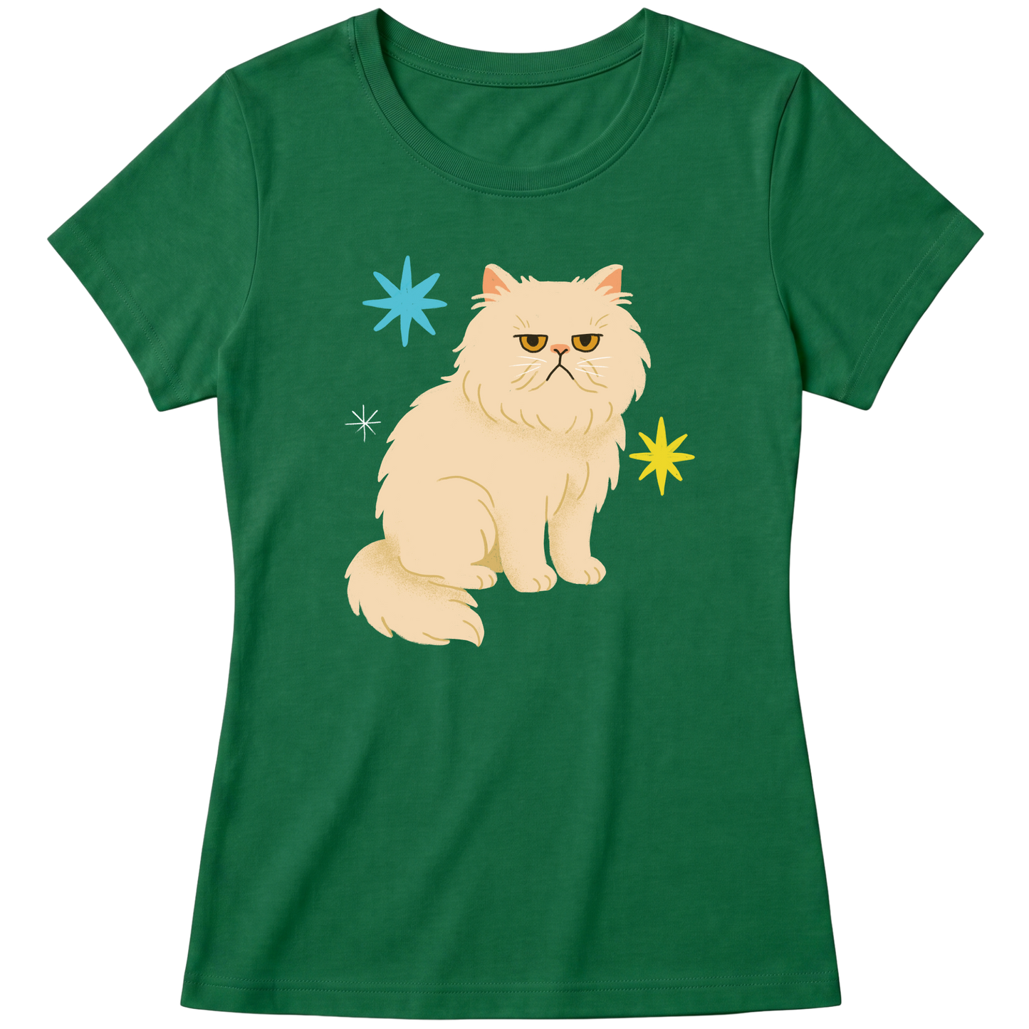 "Gato Persa" Blusa Baby Look