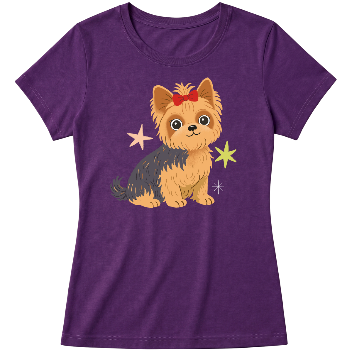 "Yorkshire terrier" Blusa Baby Look