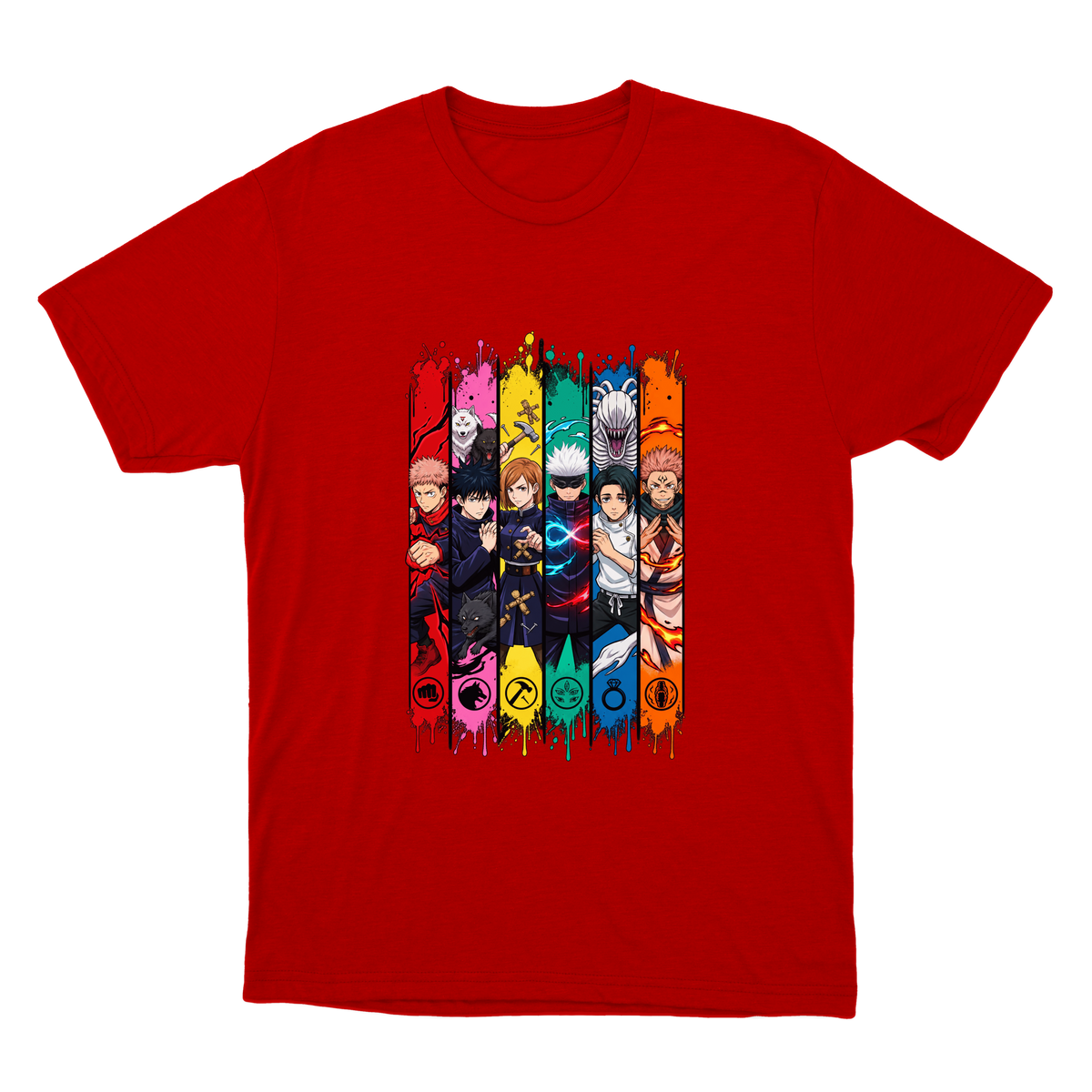 "Personagens - Jujutsu" Camiseta Básica Unissex
