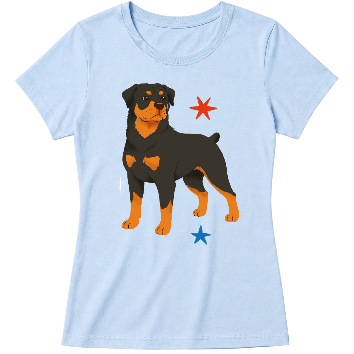 "Rottweiler" Blusa Baby Look