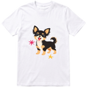 "Chihuahua pelo longo" Camiseta Básica Unissex