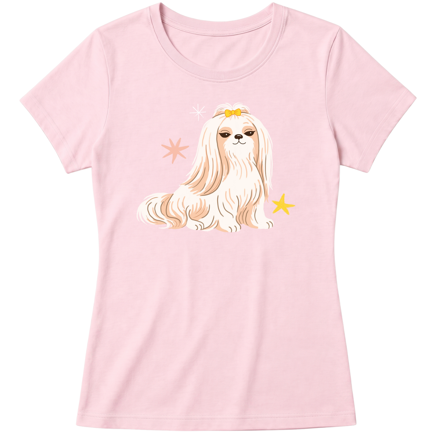 "lhasa apso" Blusa Baby Look