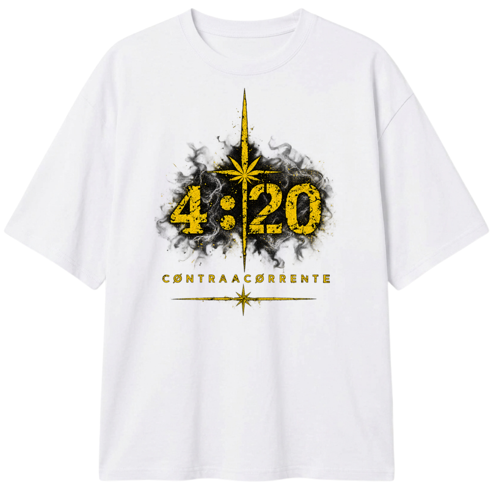 "Oversized Classic #028 - CØNTRAACØRRENTE" Camiseta Oversized Classic