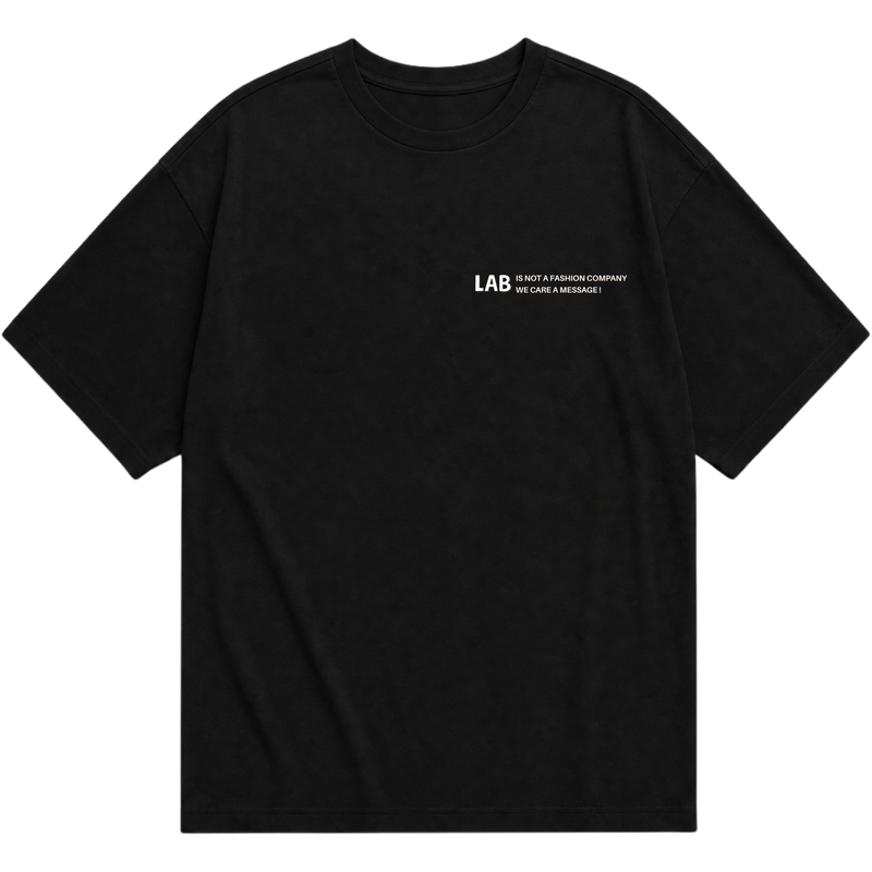 "CAMISA OVERSIZED - LAB Is not a fashion company" Oversized Básica 30.1