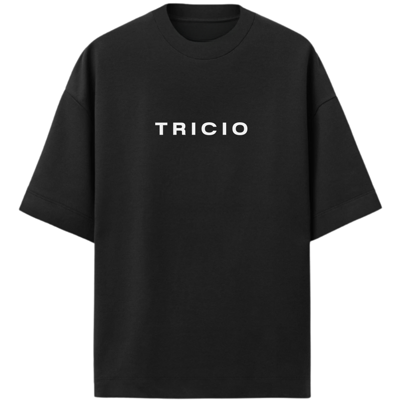 "TRICIO Oversized Essential Clean" Camiseta Oversized Premium