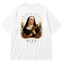 "Oversized - Santa Rita de Cássia" Oversized Premium 96% algodão 4% Elastano