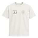 "Catholic 33 All White" Camiseta Regular Suedine
