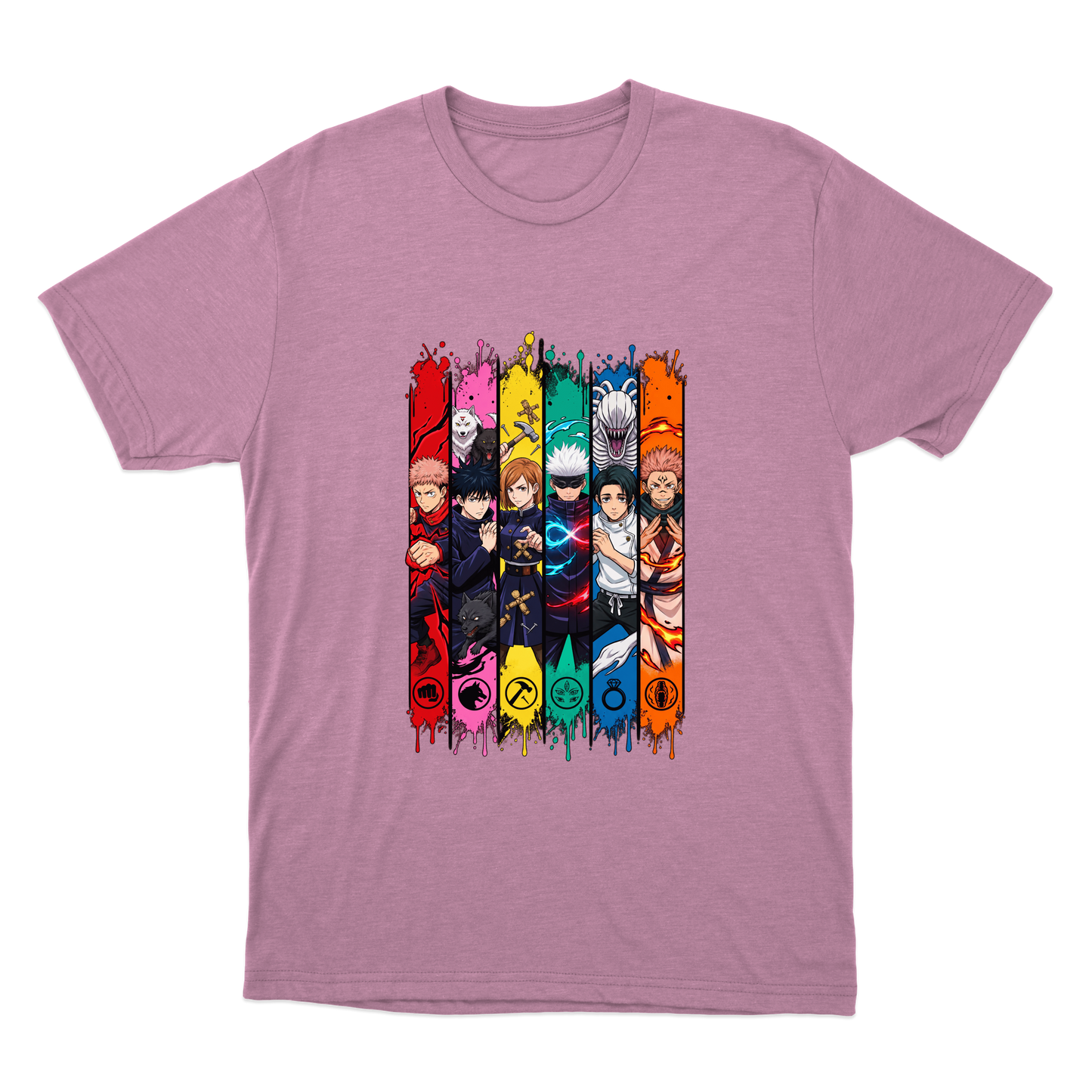 "Personagens - Jujutsu" Camiseta Básica Unissex