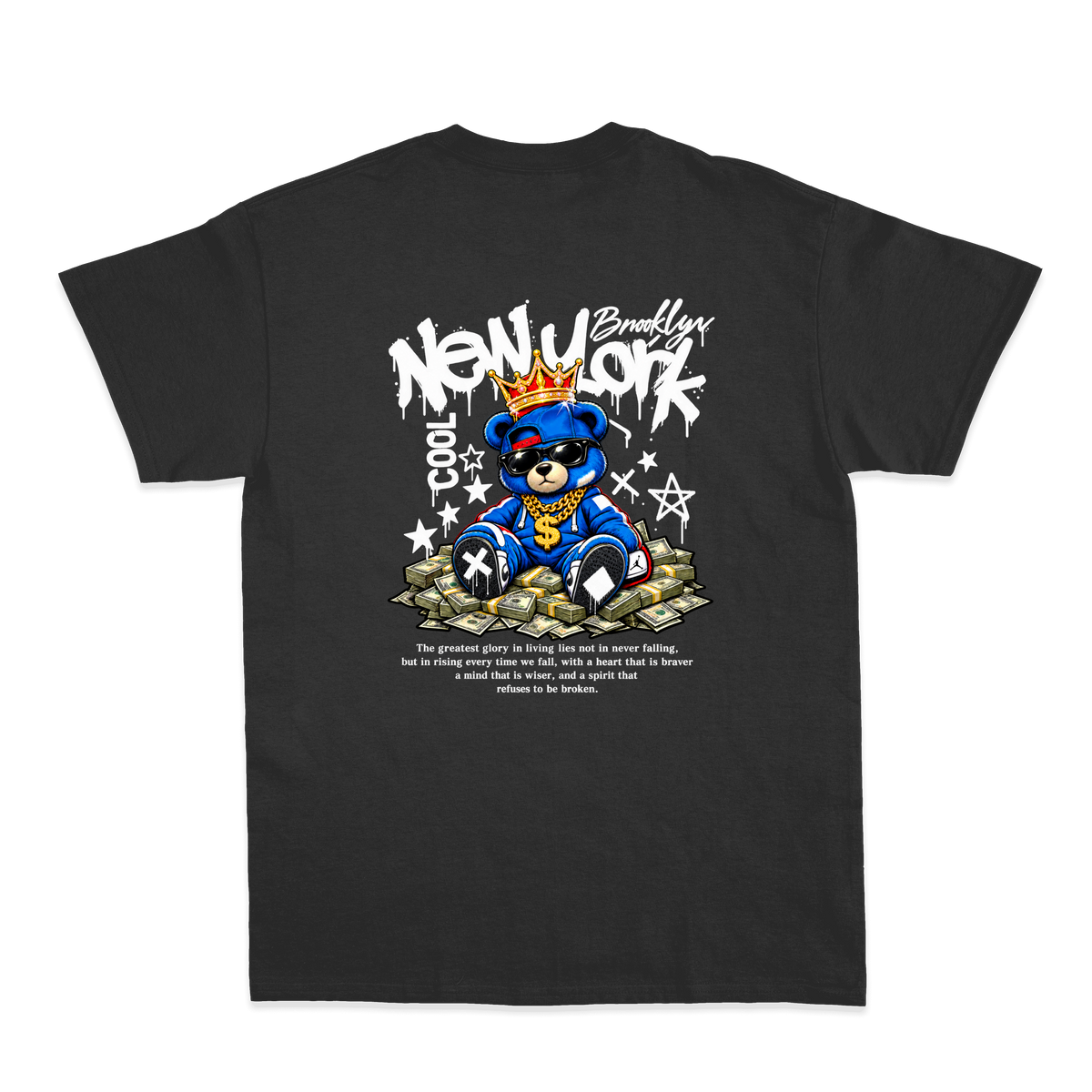 "Camiseta Regular Classic - Royal Bear" Camiseta regular básica
