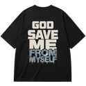 "TRUTH - GOD SAVE-ME" Oversized Premium 96% algodão 4% Elastano