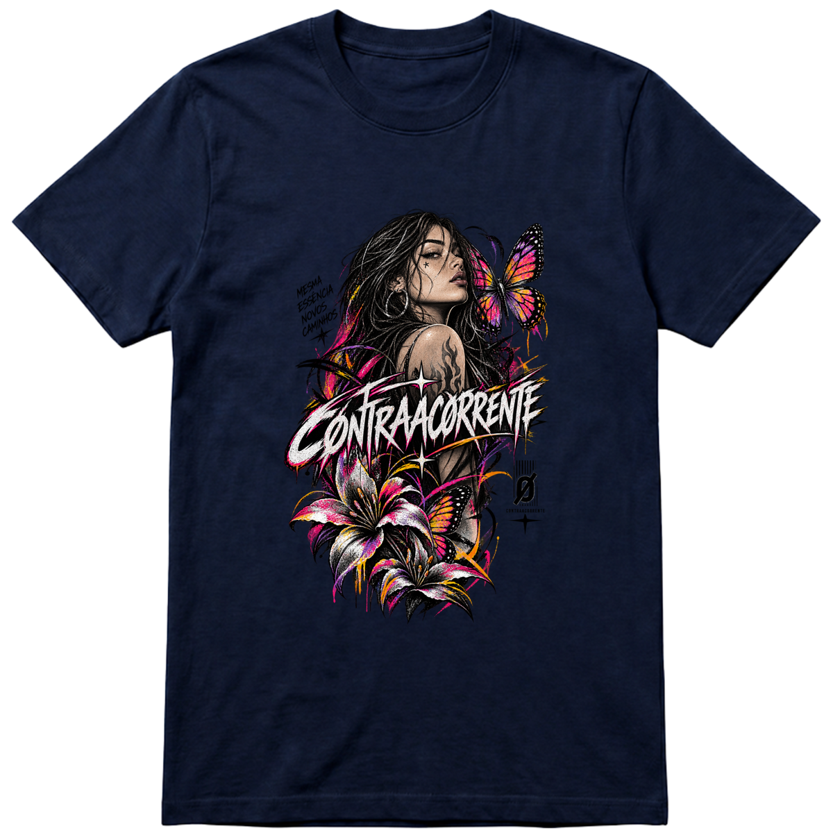 "Regular Essential #038 - CØNTRAACØRRENTE" Camiseta Premium Unissex Bunker Studios