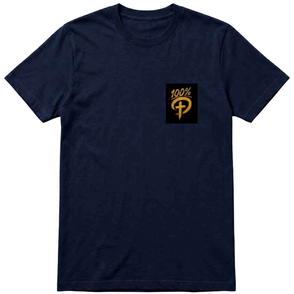 "CRISTO VIVE EM MIM" Camiseta regular básica