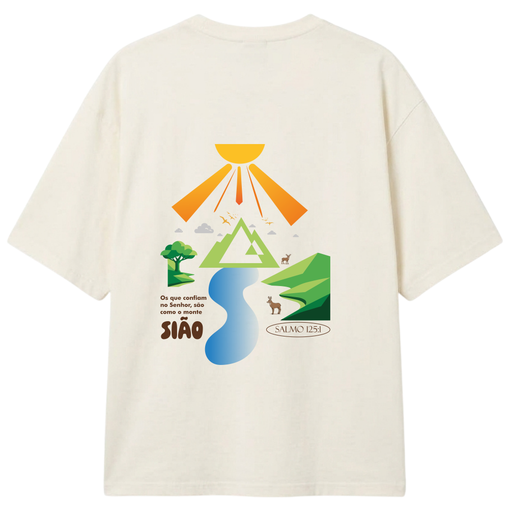 "Camiseta Oversized - Sião | Coleção Marcas" Camiseta Oversized Classic