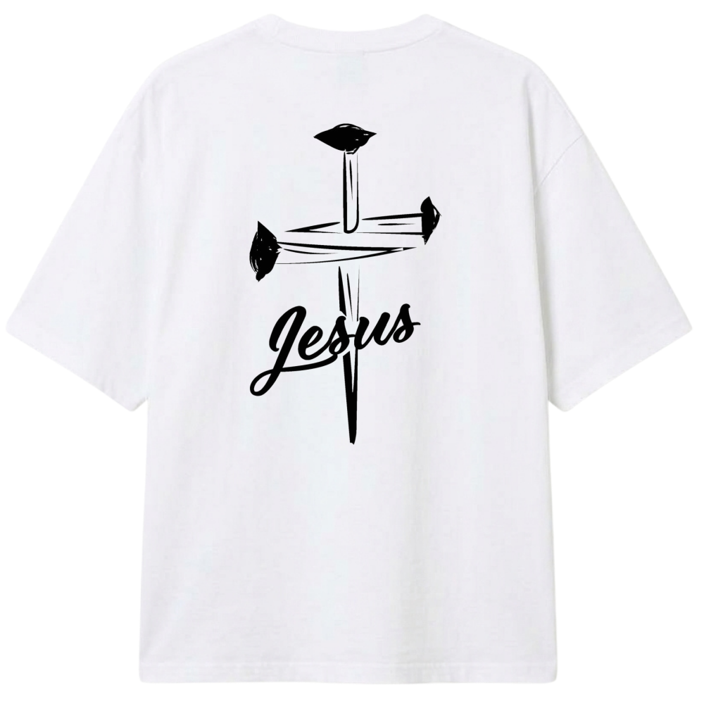 "Camiseta Oversized Classic Jesus" Camiseta Oversized Classic