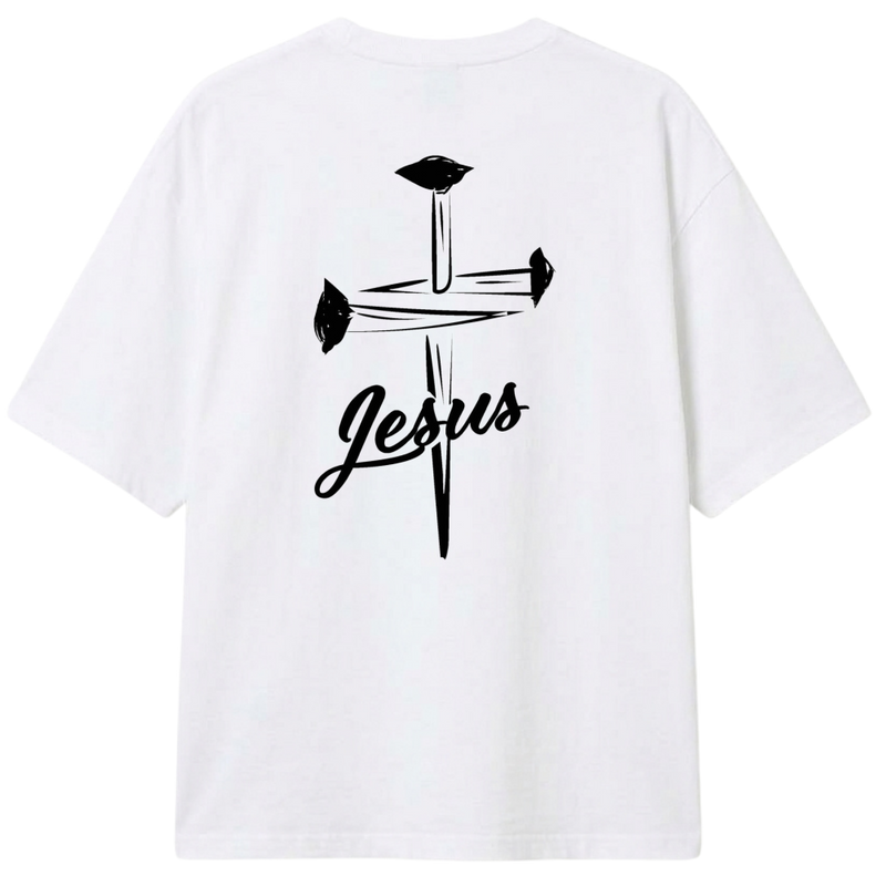 "Camiseta Oversized Classic Jesus" Camiseta Oversized Classic