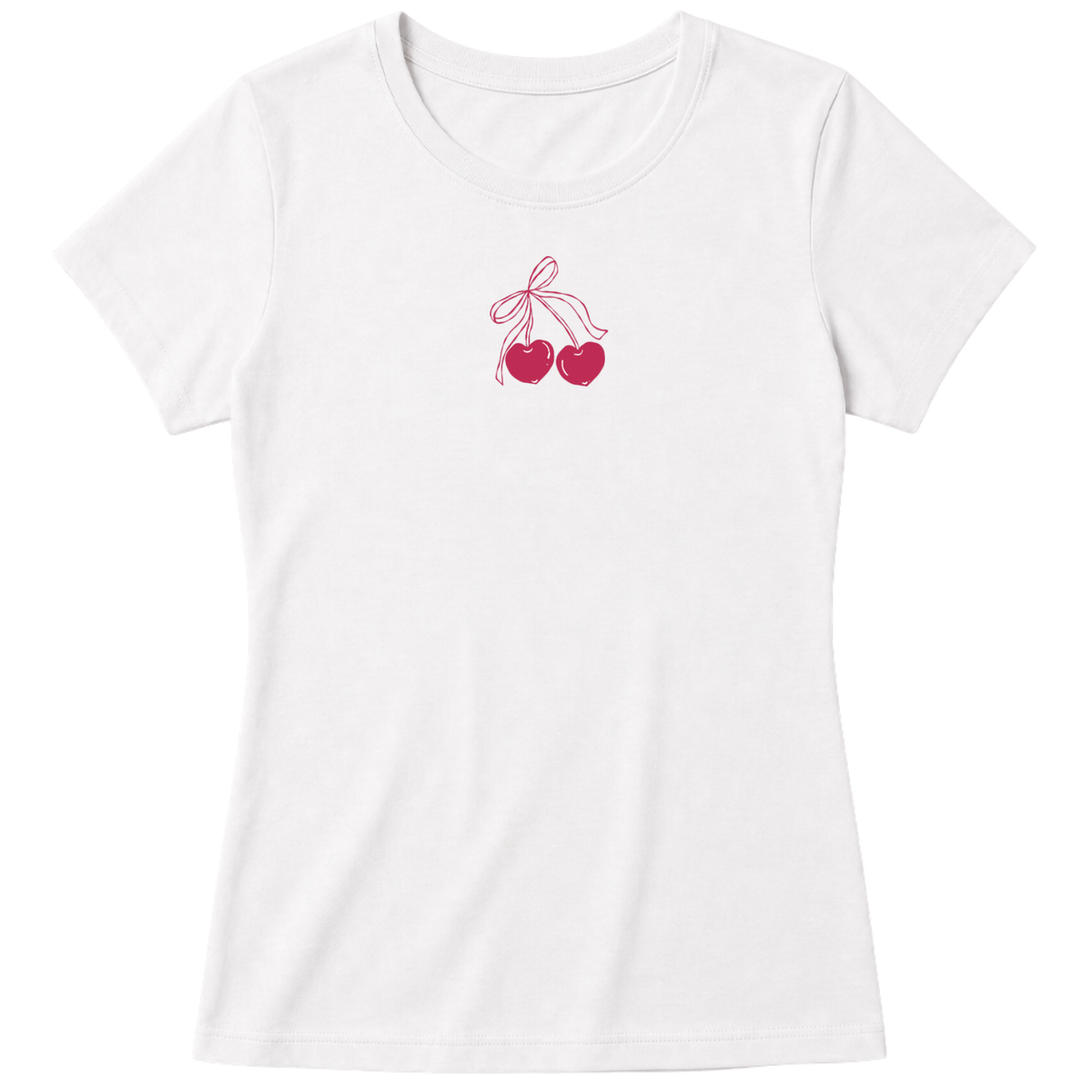 "Baby Look Pinky Cherry" Blusa Baby Look