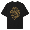 "Que ruja o leão" Camiseta Oversized Suedine 220g